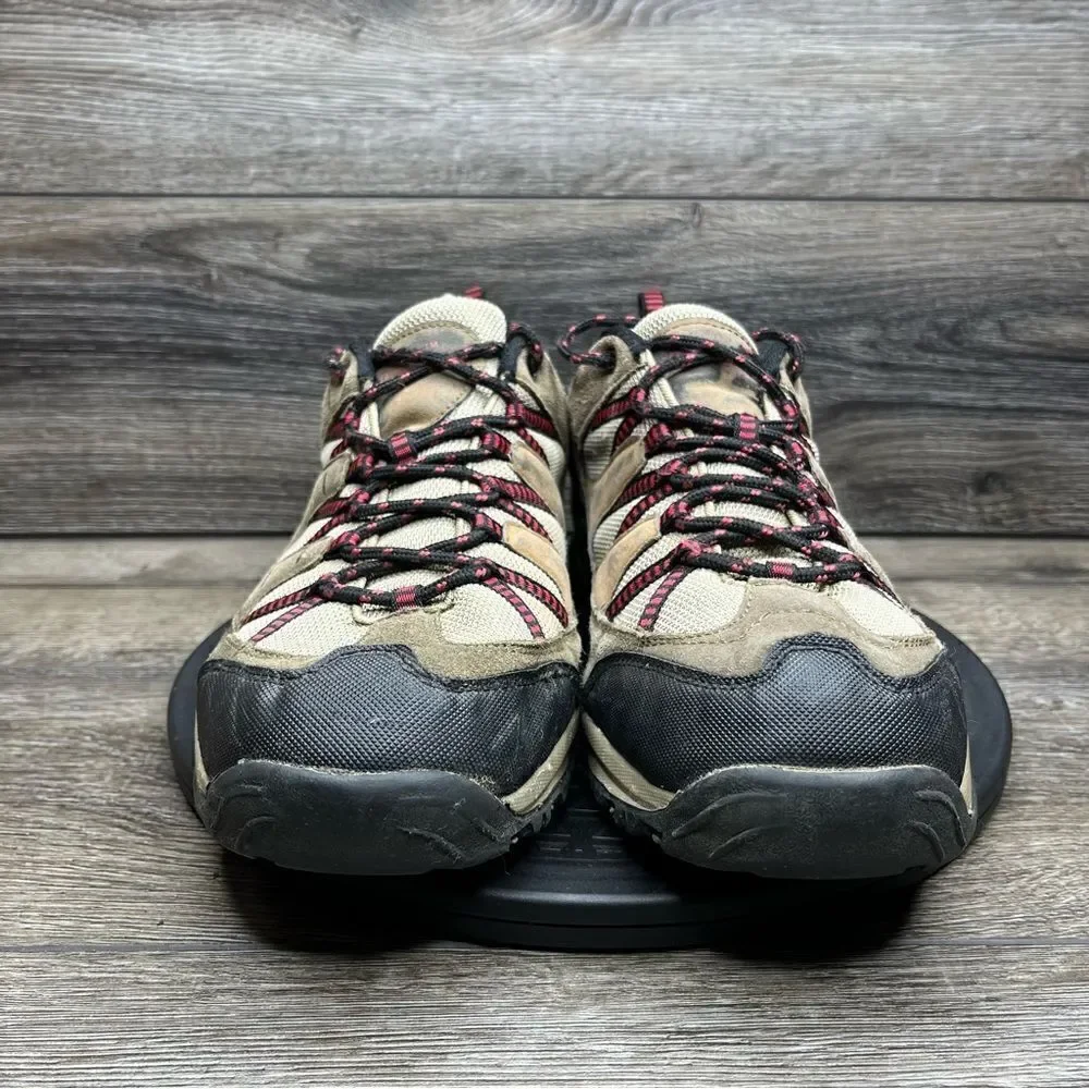 Denali Mens Size 13 Shoes Outdoor Hiking Trail Boots Shoes Brown Red Gray Earth
